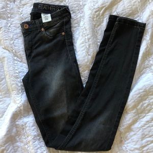 Black skinny jeans